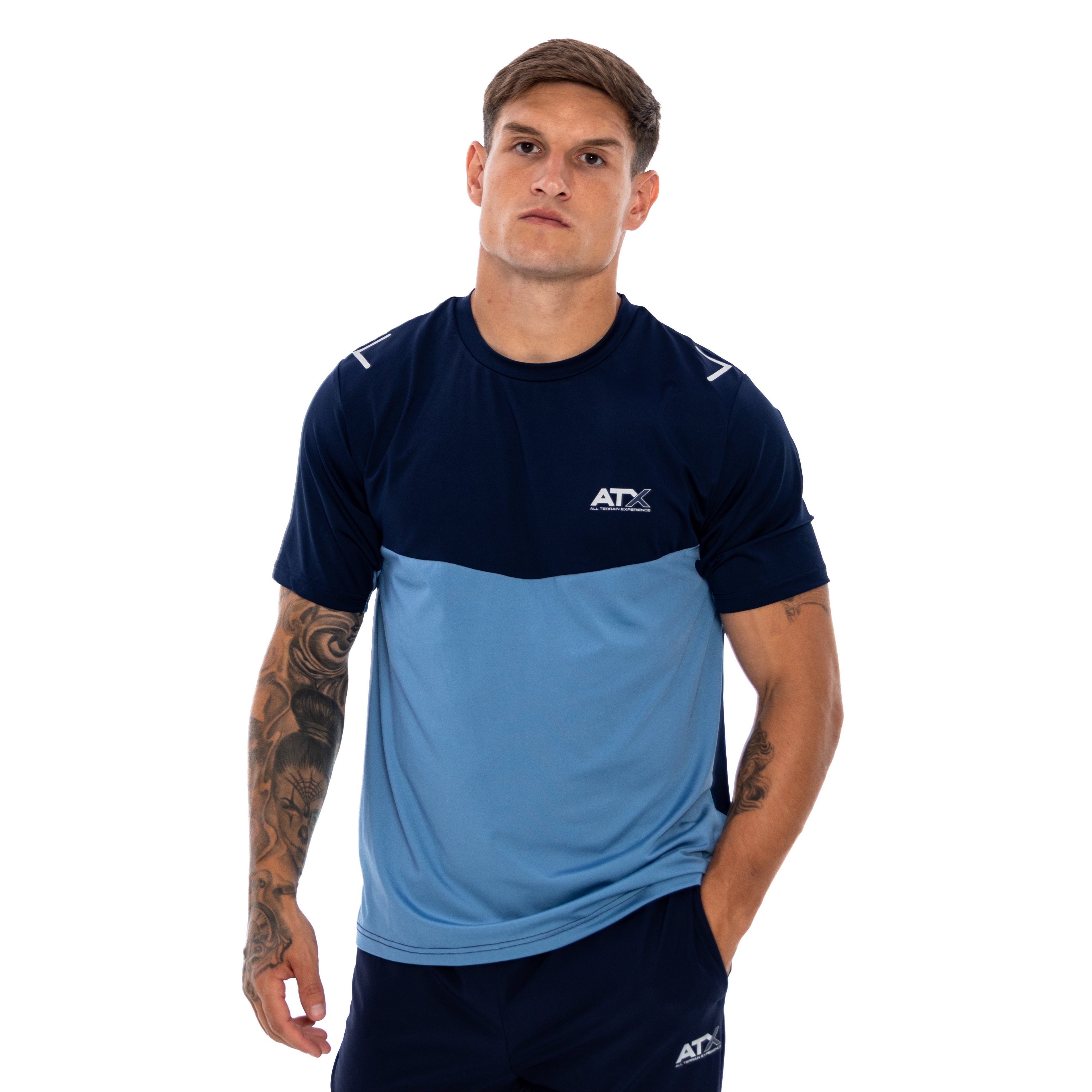 ATX Tundra T-Shirt - Blue/Navy
