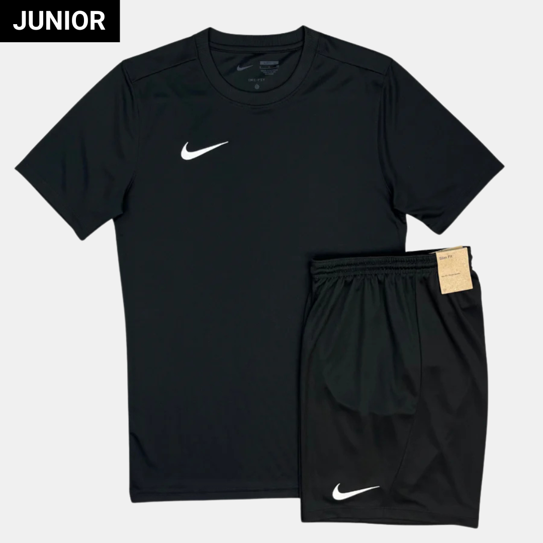 Nike Junior Dri-Fit Tshirt / Shorts Set - Black