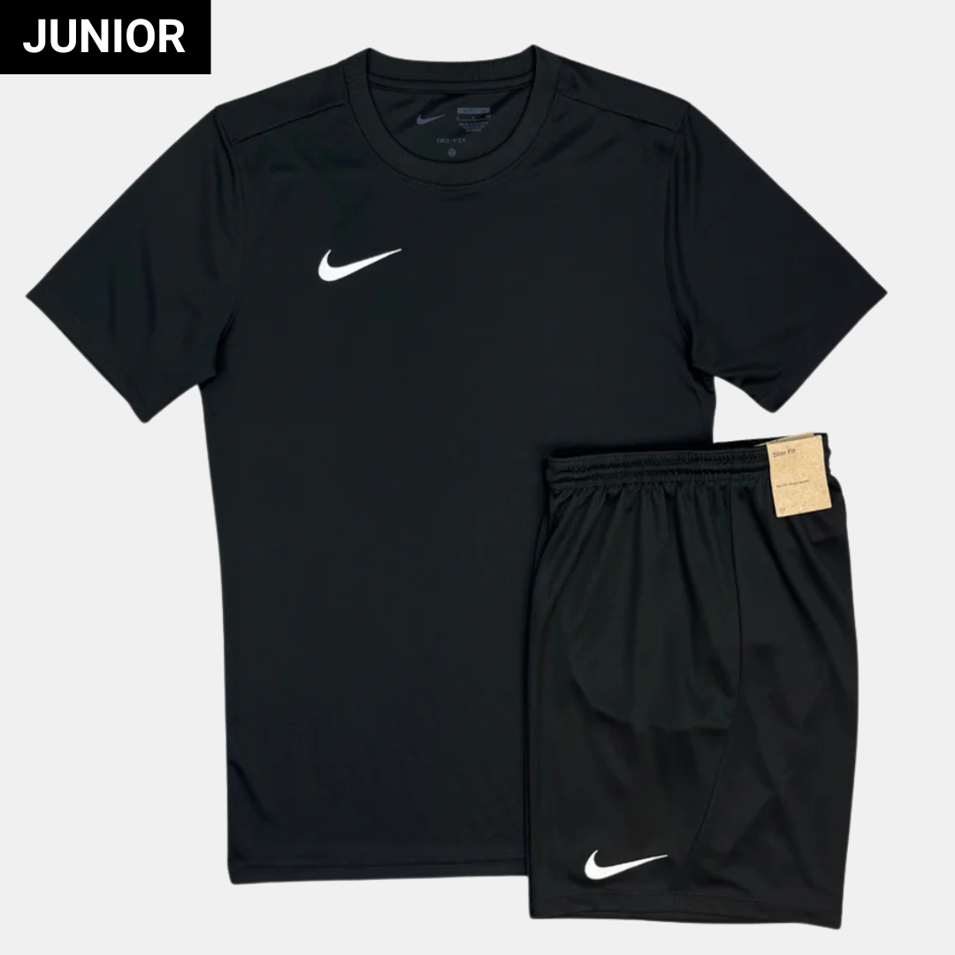 Nike Junior Dri Fit Tshirt Shorts Set Black XS 7 8 XS 7 8