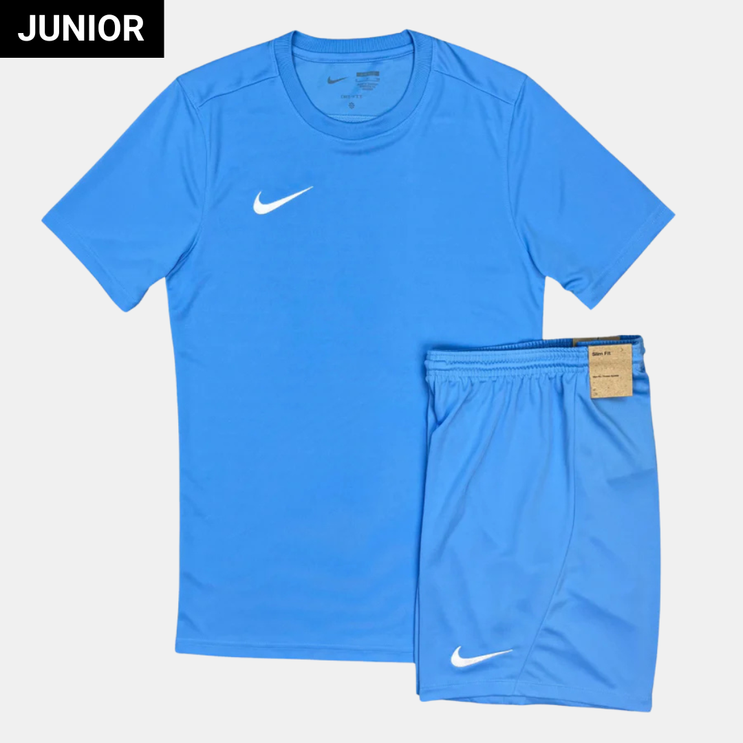 Nike Junior Dri-Fit Tshirt / Shorts Set - University Blue