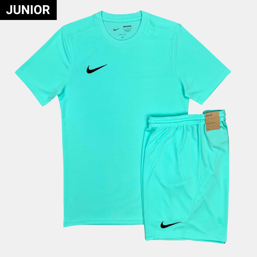 Nike Junior Dri-Fit Tshirt / Shorts Set - Hyper Turquoise