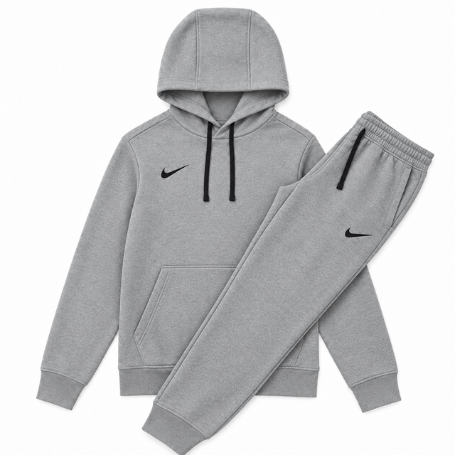 Nike Therma Fleece Tracksuit - Marl/Grey