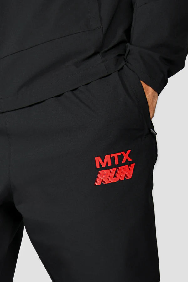 MONTIREX MTX Run Iridescent Running Pant - Black/Cardinal Red