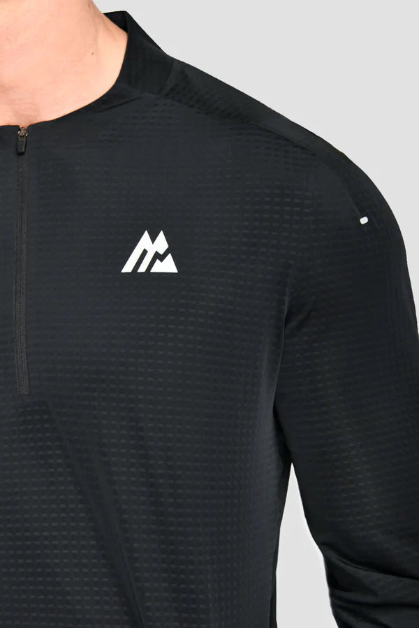 MONTIREX MTX TECH HALF ZIP TOP - BLACK