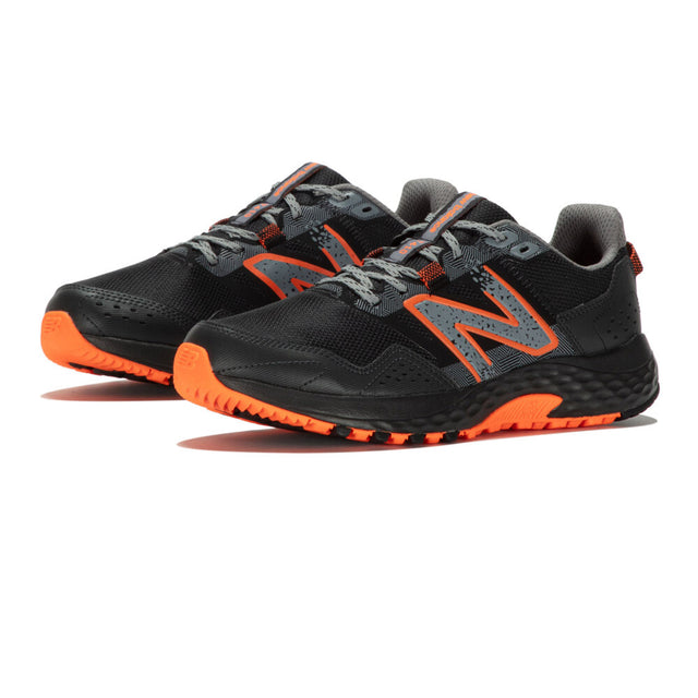 New Balance 410v8 Trail Running Shoes - Black/Orange