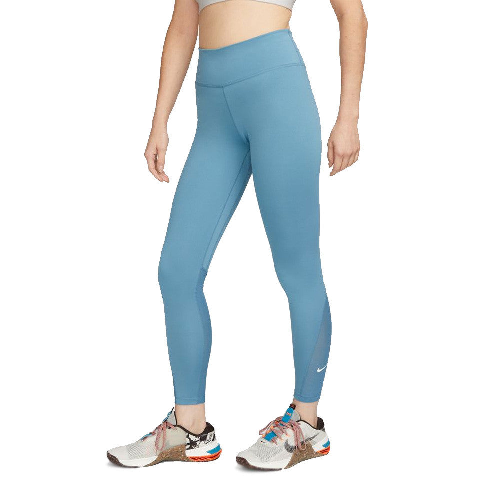 Nike Mid Rise One Leggings Blue