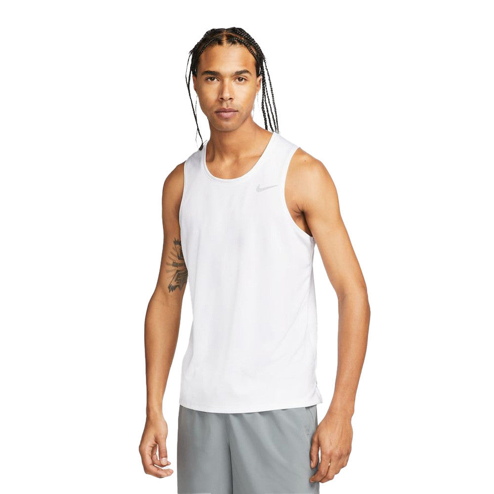 Nike Uv Miler Running Vest - White