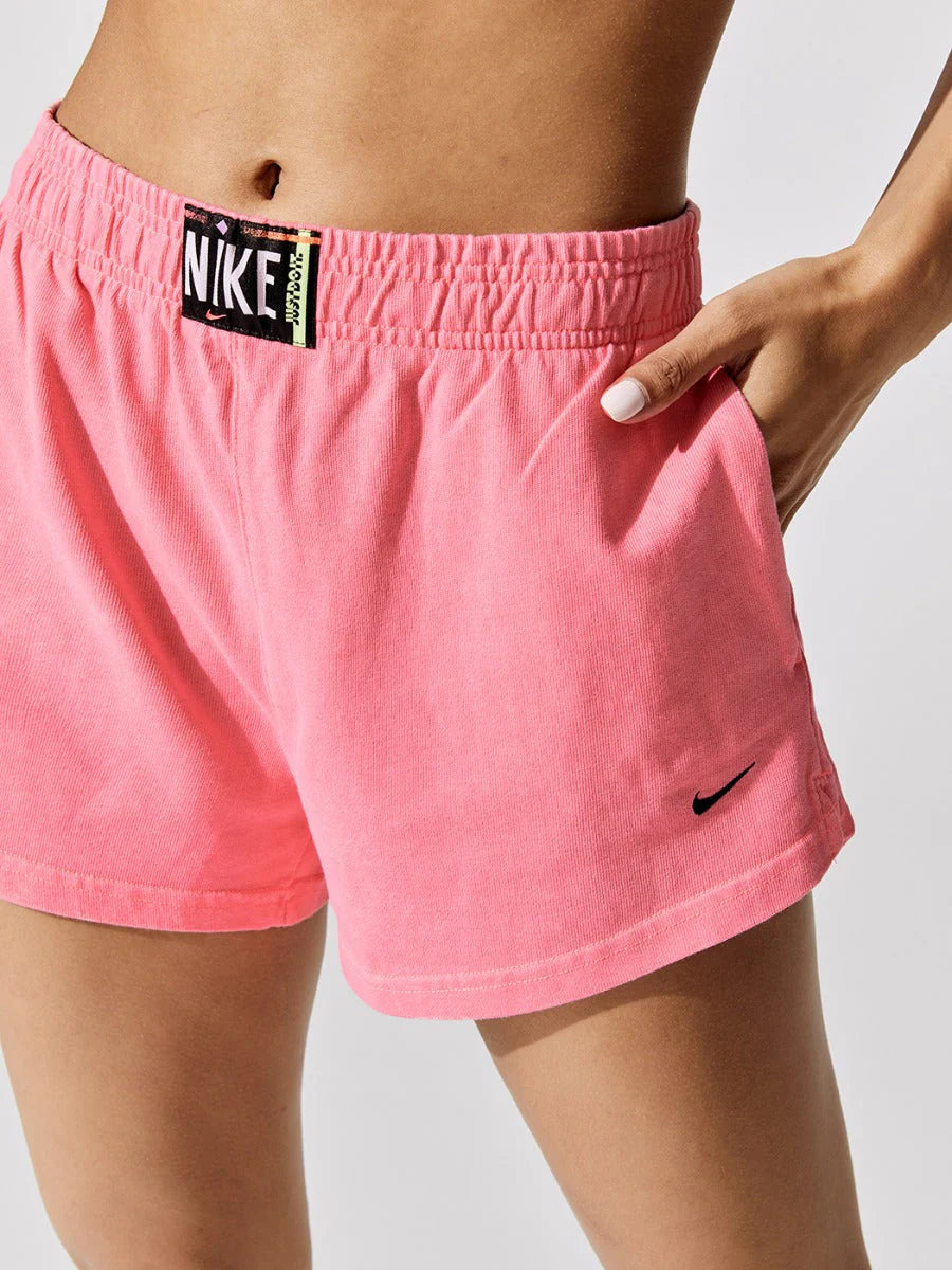 Nike Women s Logo Fleece Shorts Pink