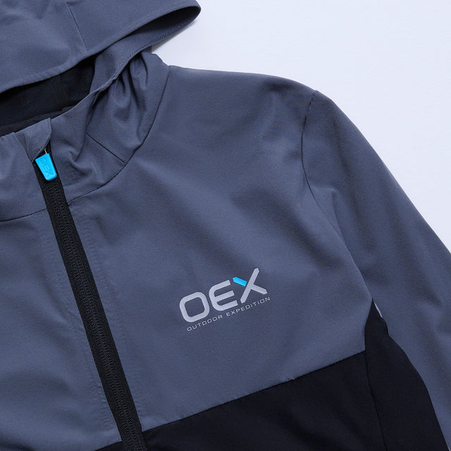 OEX Junior Pental Tracksuit - Black / Charcoal