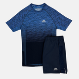 Trailberg Stride Seamless T-Shirt / Shorts Set - Deep Ocean