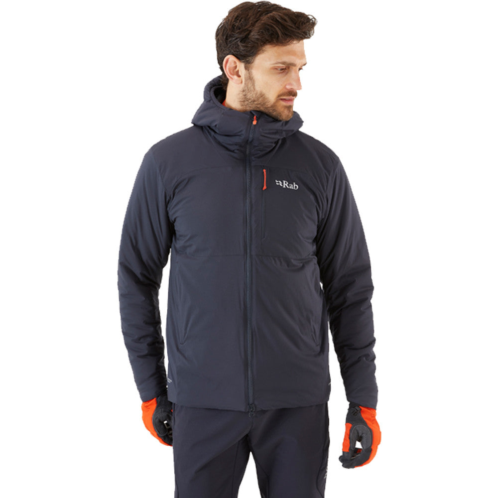 RAB XENAIR ALPINE INSULATED JACKET - BLACK / GREY