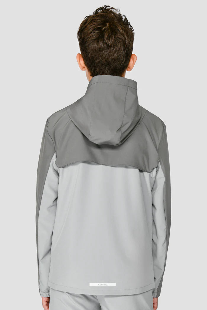 MONTIREX JUNIOR'S RUSH RUNNING JACKET - CEMEMT GREY/PLATINUM