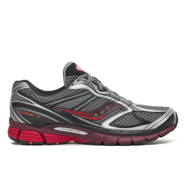 Saucony ProGrid Guide 7 - Silver/Maroon
