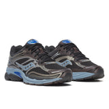 Pair of Saucony running shoes on a white background