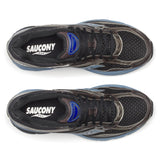 Pair of Saucony running shoes on a white background