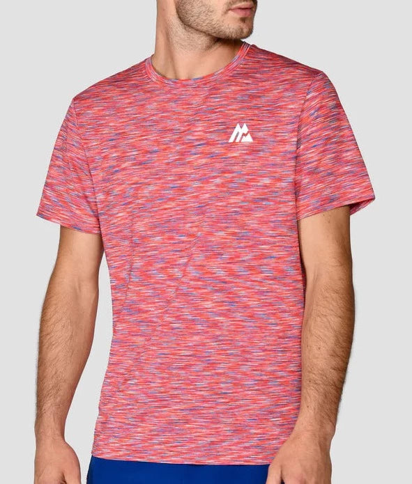 MONTIREX Trail 2.0 T-Shirt - Shocking Pink/Neon Blue Multi