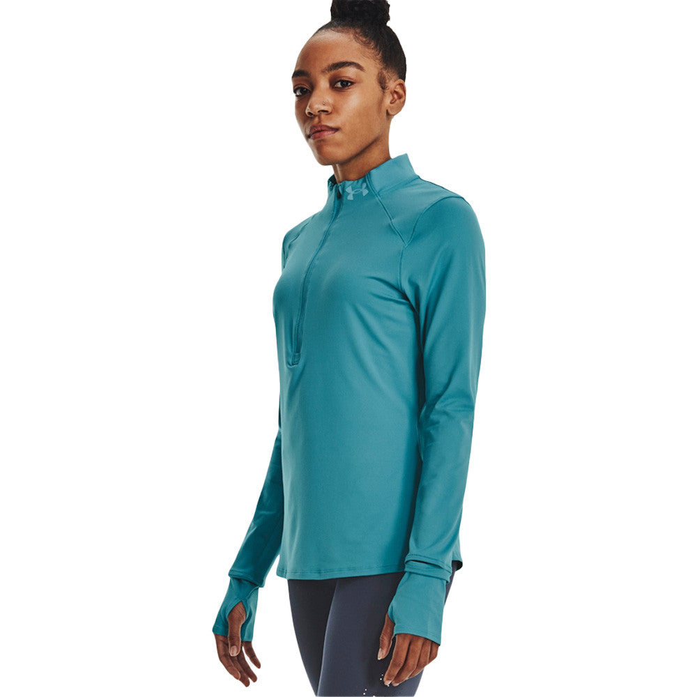 Under Armour Run 2.0 Half Zip Top Sky Blue