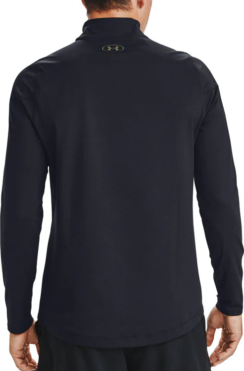 Under Armour ColdGear Rush Neck Long Sleeve T-Shirt - Black