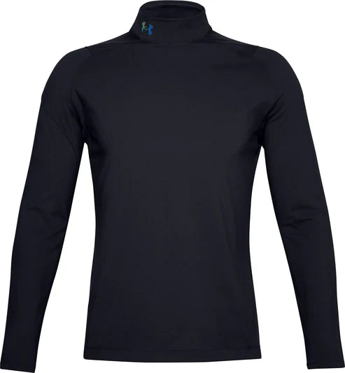 Under Armour ColdGear Rush Neck Long Sleeve T-Shirt - Black