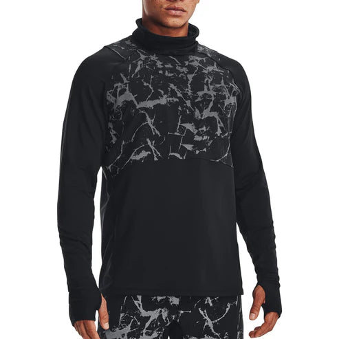 Under Armour OutRun The Cold Snood Long Sleeve T-Shirt - Black