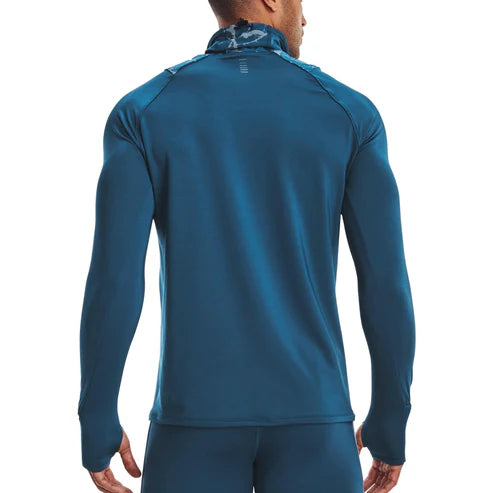 Under Armour OutRun The Cold Snood Long Sleeve T-Shirt - Blue