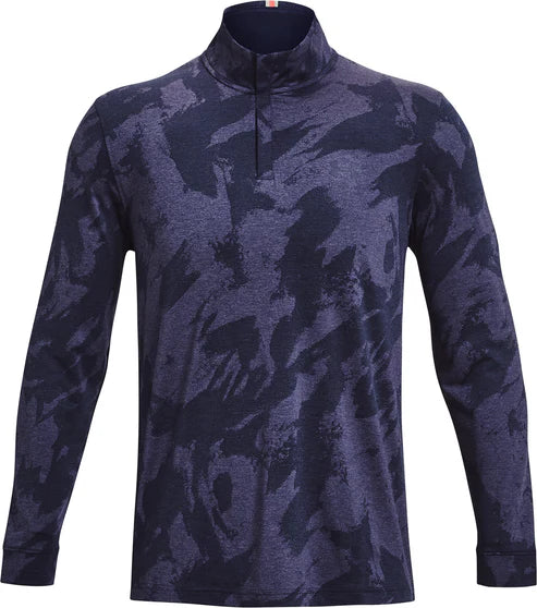 Under Armour Jacquard Half Zip - Blue