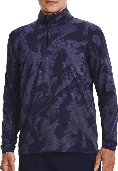 Under Armour Jacquard Half Zip - Blue