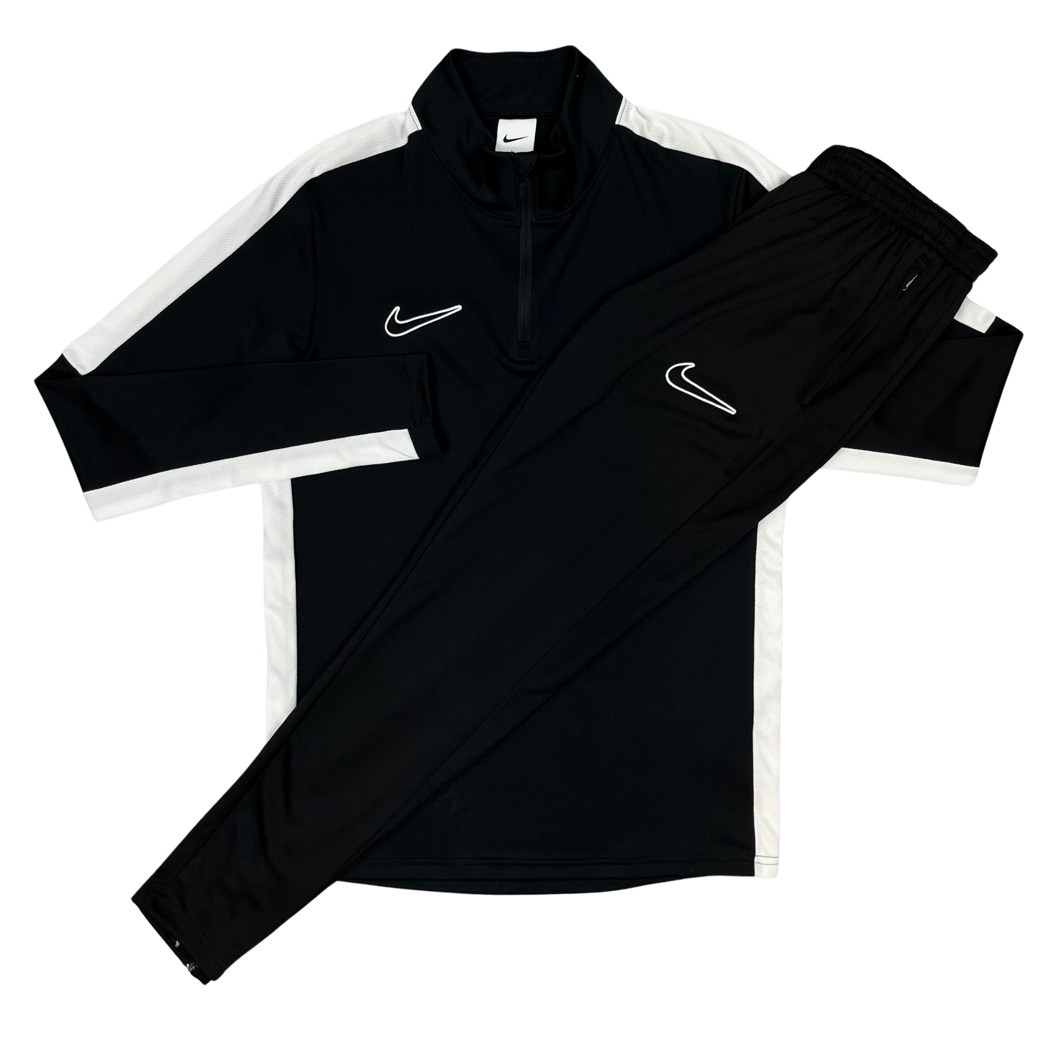 Nike Academy Drill Tracksuit Black White S S