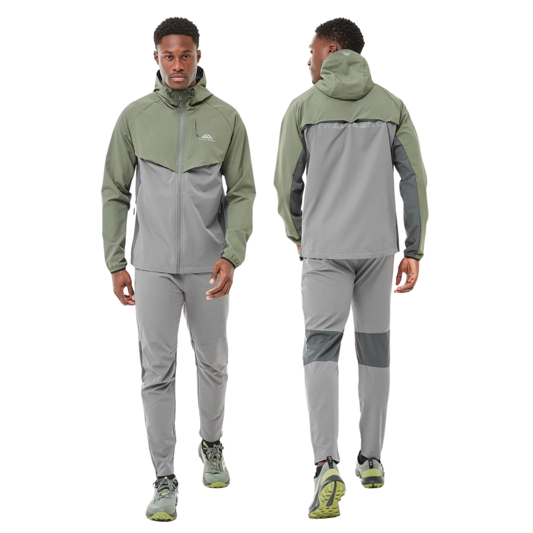 Trailberg Tricolour Tracksuit - Khaki / Grey