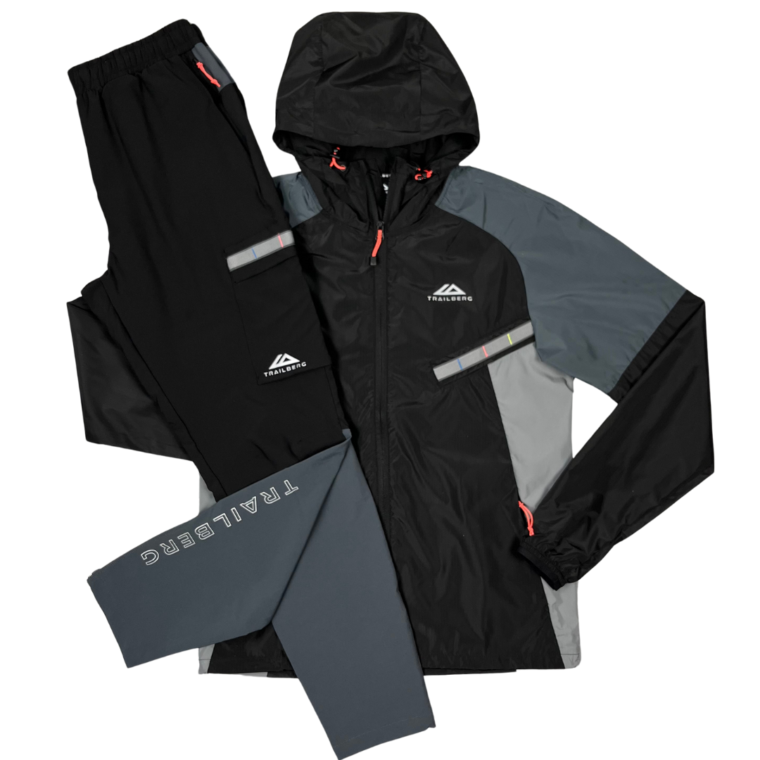 Trailberg Triathlon 3.0 Tracksuit - Black / Grey