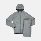 Flux Junior Velar Zip-Up Tracksuit - Grey
