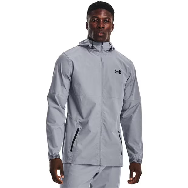 UNDER ARMOUR VANISH WOVEN JACKET - GREY