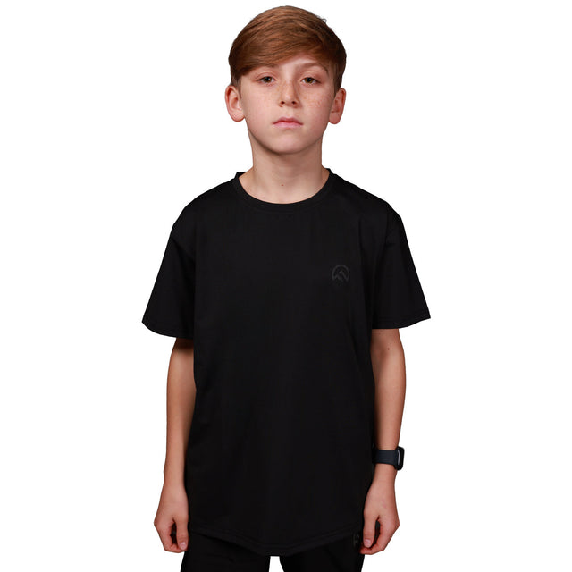 Flux Junior Logo T-Shirt / Shorts Set - Black