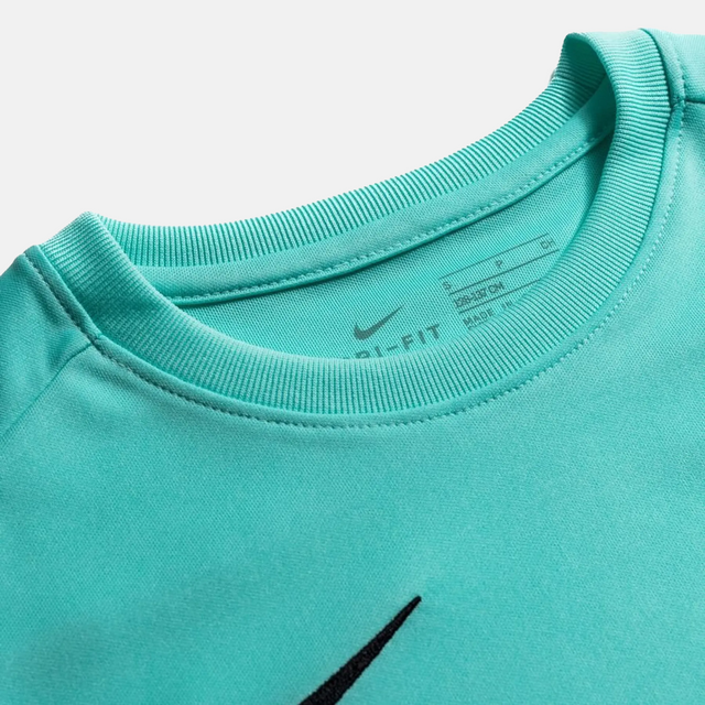 Nike Junior Dri-Fit Tshirt / Shorts Set - Hyper Turquoise