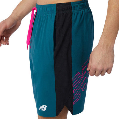 New Balance Tenacity Woven 9 Inch Shorts - Teal