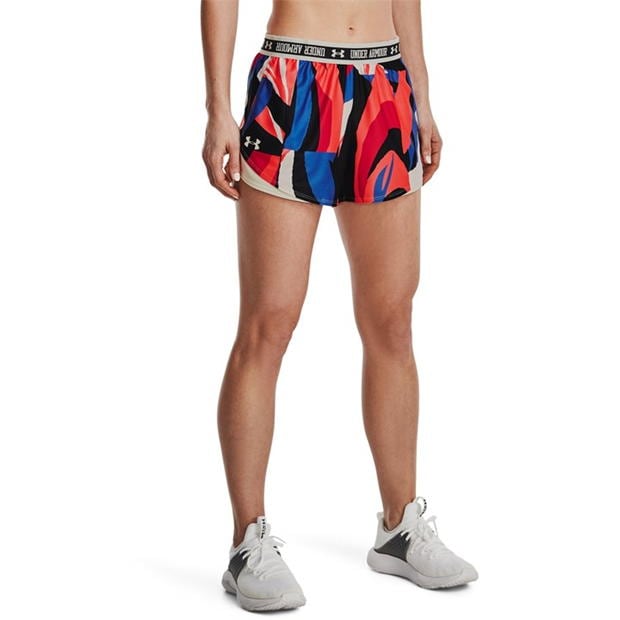 UNDER ARMOUR WOMEN'S PLAY UP SHORTS - MULTI