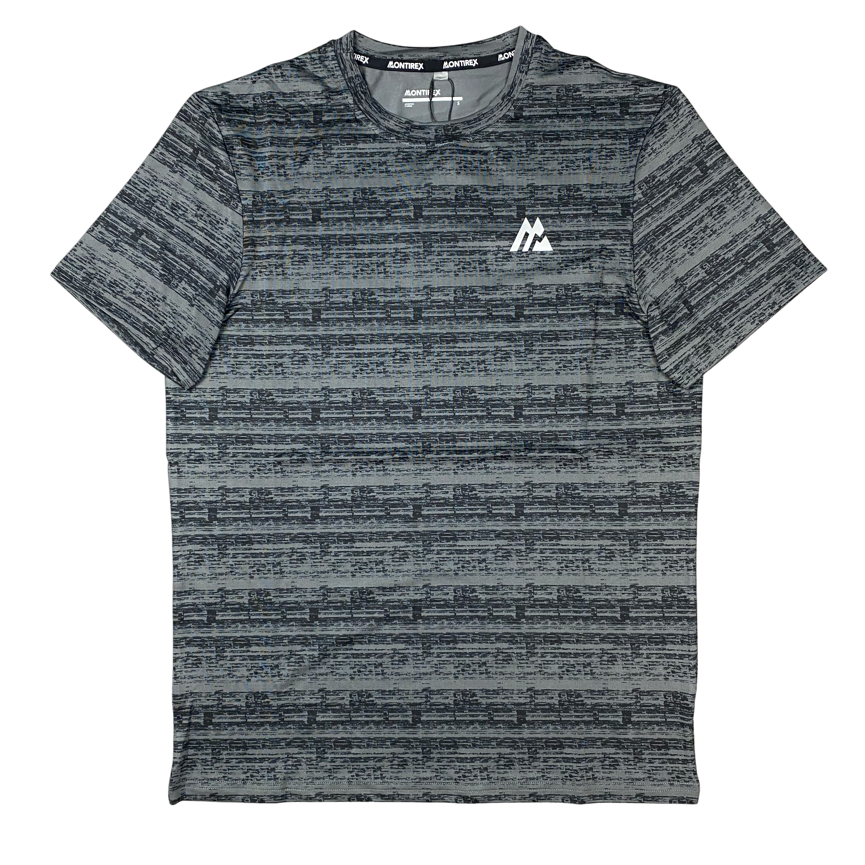 MONTIREX Pacer Printed T-Shirt - DARK SLATE GREY