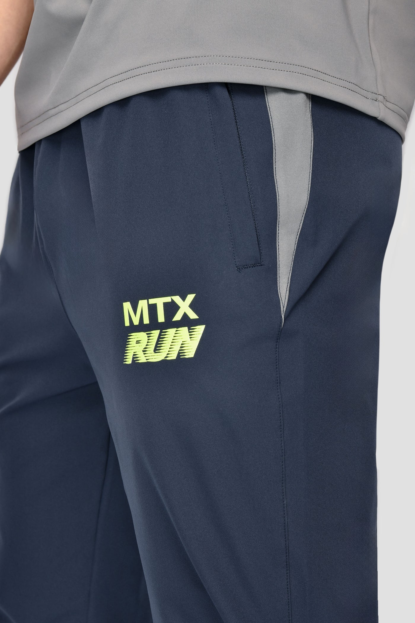 MONTIREX MTX RUN RUNNING PANTS - MIDNIGHT BLUE/CEMENT GREY/LIME