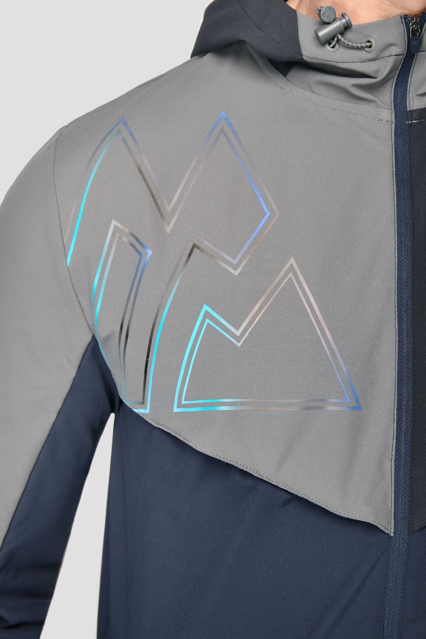 MONTIREX MTX RUN WINDBREAKER - MIDNIGHT BLUE/CEMENT GREY/LIME