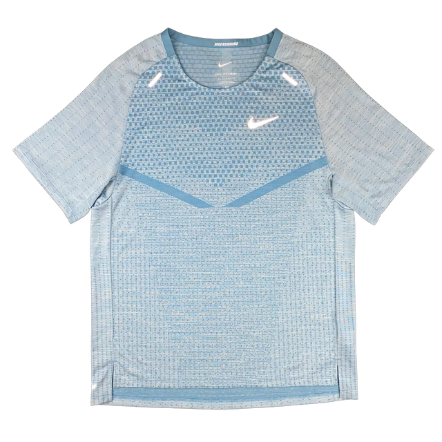 Nike Techknit Ultra Miler T-Shirt - Worn Blue