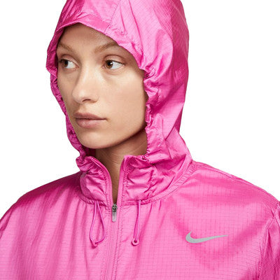 Pink nike running discount jacket