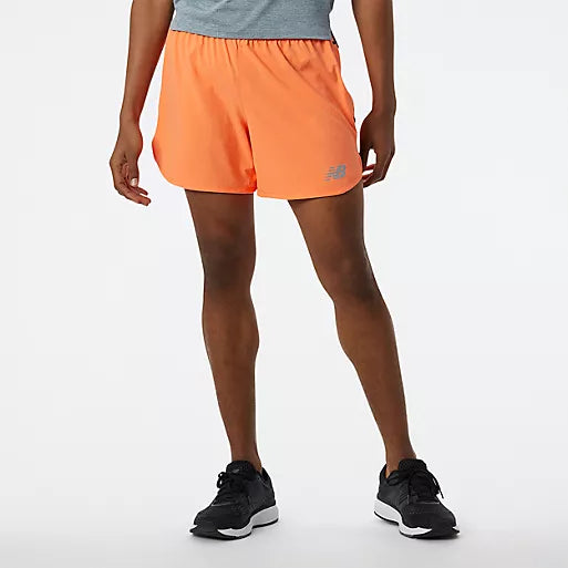 NEW BALANCE Impact Run 5 Inch Shorts - ORANGE