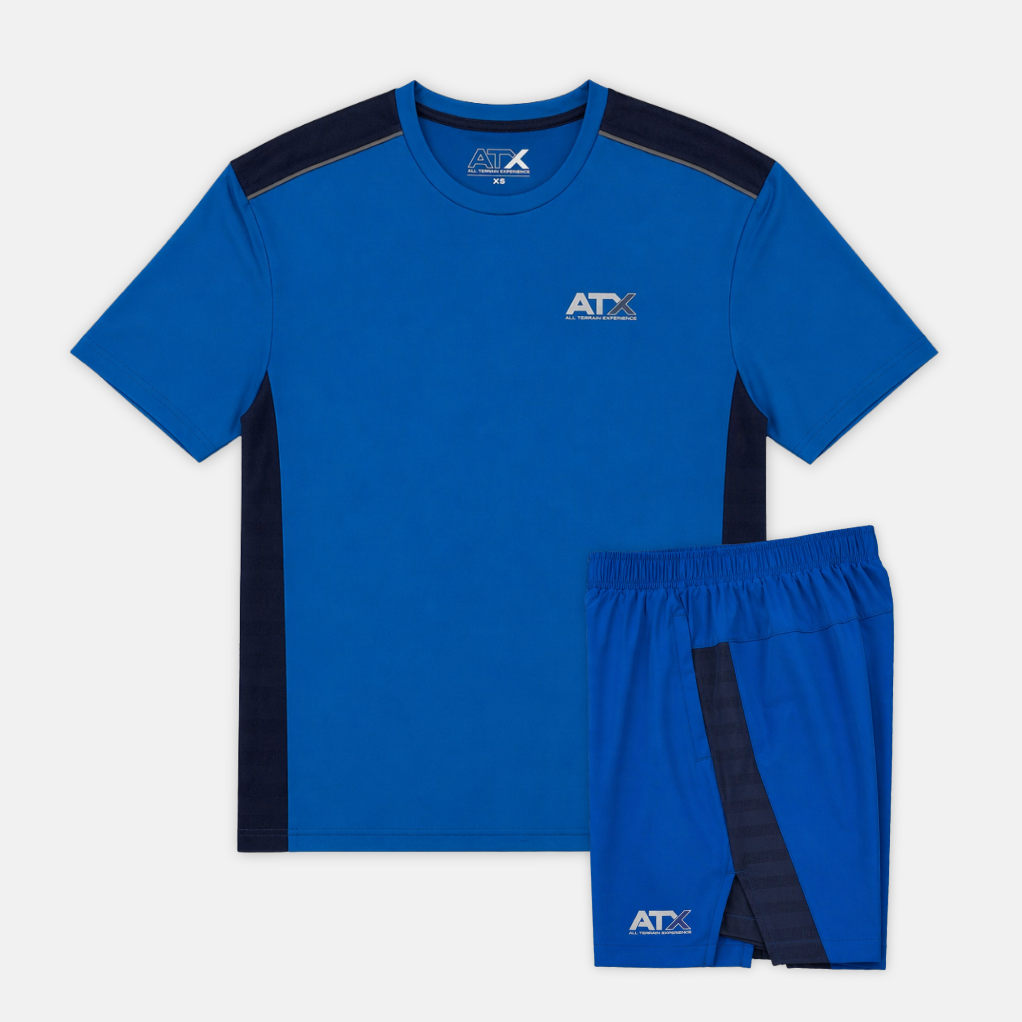 ATX Cascade T-Shirt / Shorts Set - Dark Blue/Navy