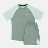 Trailberg Rapid Dash T-Shirt / Shorts Set - Willow/Mint