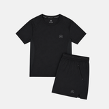Flux Junior Logo T-Shirt / Shorts Set - Black