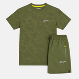Berghaus Dawdon T-Shirt / Greenbank Shorts - Khaki