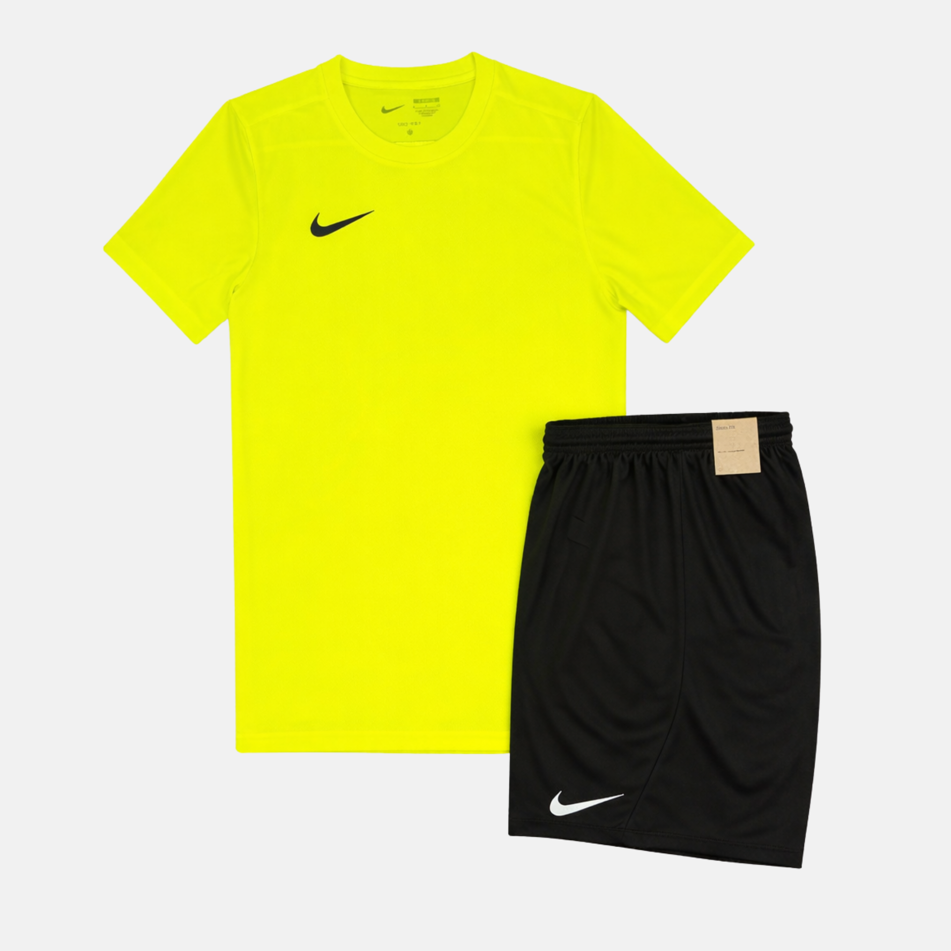 Dri Fit Tshirt Shorts Set Volt Green
