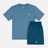 Agaru Pacer T-Shirt / Shorts Set - Marine Mint