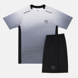 Velozia Performance T-Shirt / Shorts Set - Cadence Grey/Black