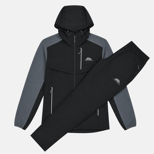 Trailberg Rapid Dash 3.0 Tracksuit - Black/Graphite Grey